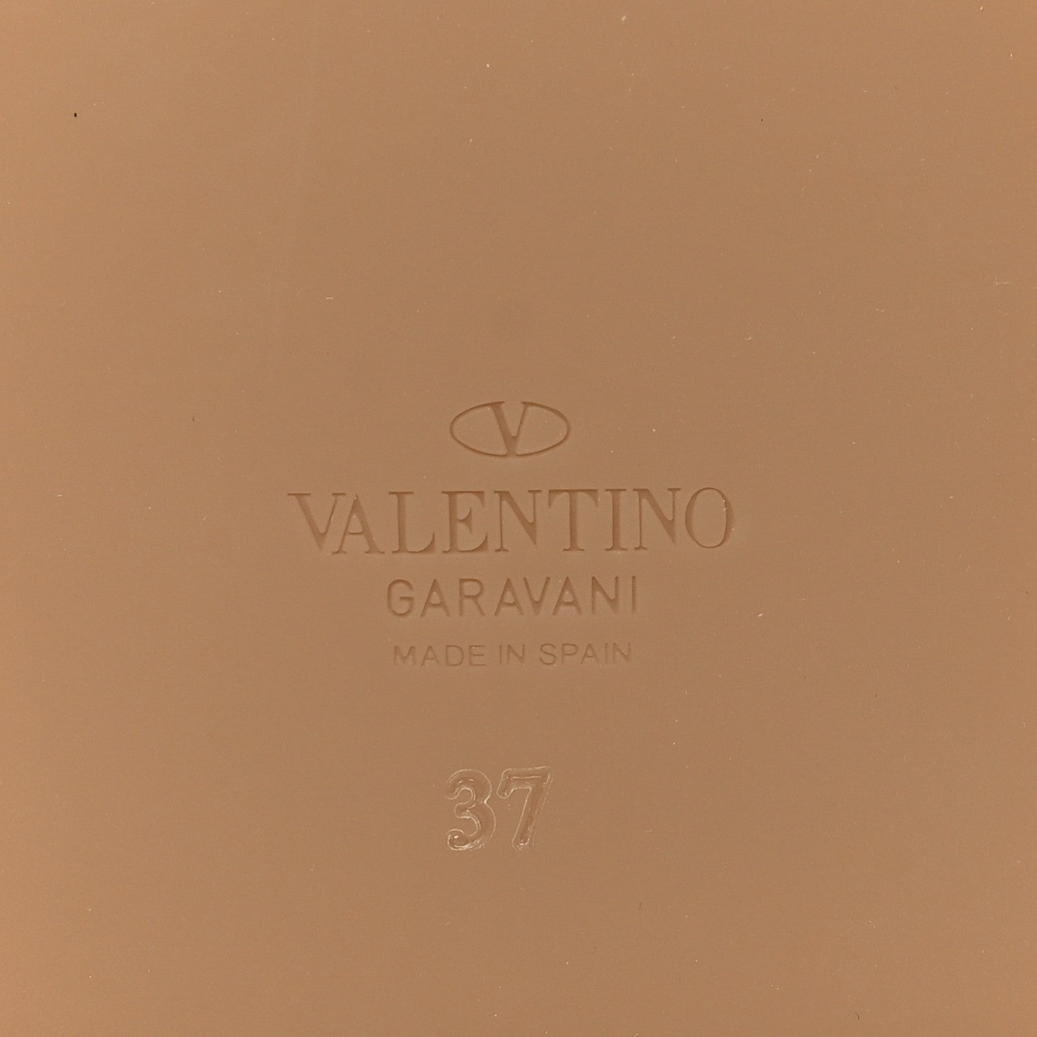 Valentino Garavani Calfskin Silk Woven Rockstud Torchon 5mm Sandals 37 Poudre 6 of 8
