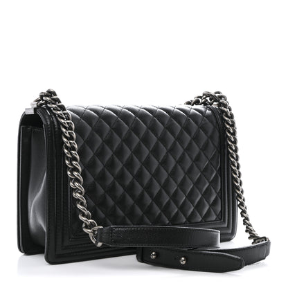 Chanel Caviar Quilted New Medium Boy Flap Black 5 of 32