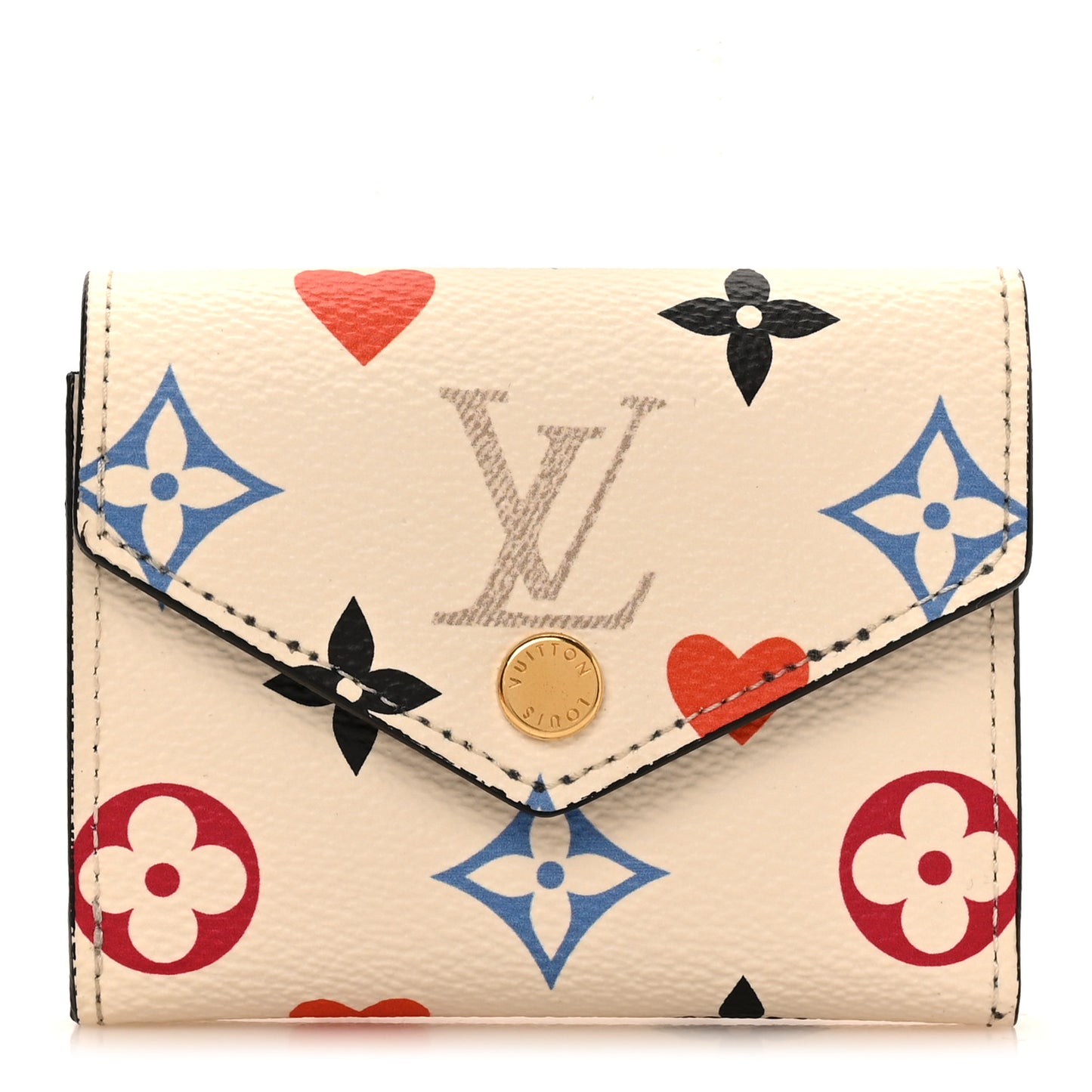 Game On Monogram Zoe Wallet White
