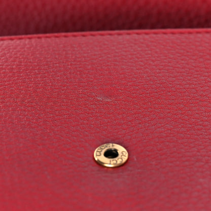 Gucci Calfskin GG Marmont Chain Wallet Vulcanic Red 11 of 11