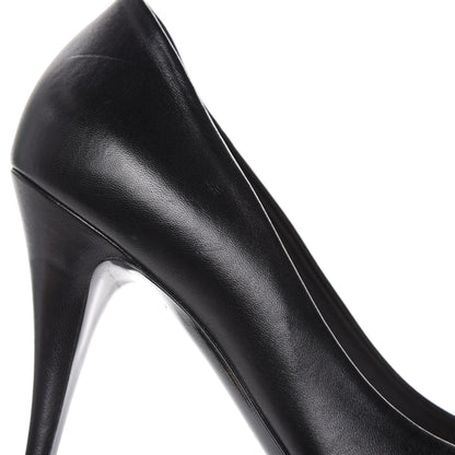 Chanel Lambskin Camellia Pumps 39.5 Black 11 of 12
