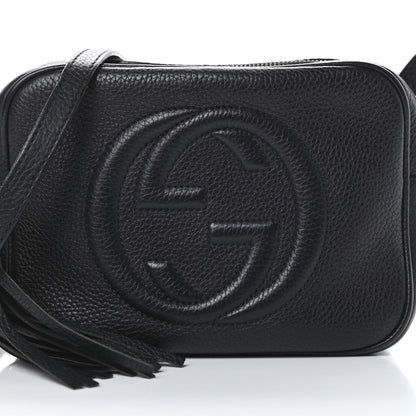 Gucci Pebbled Calfskin Small Soho Disco Bag Black 8 of 15