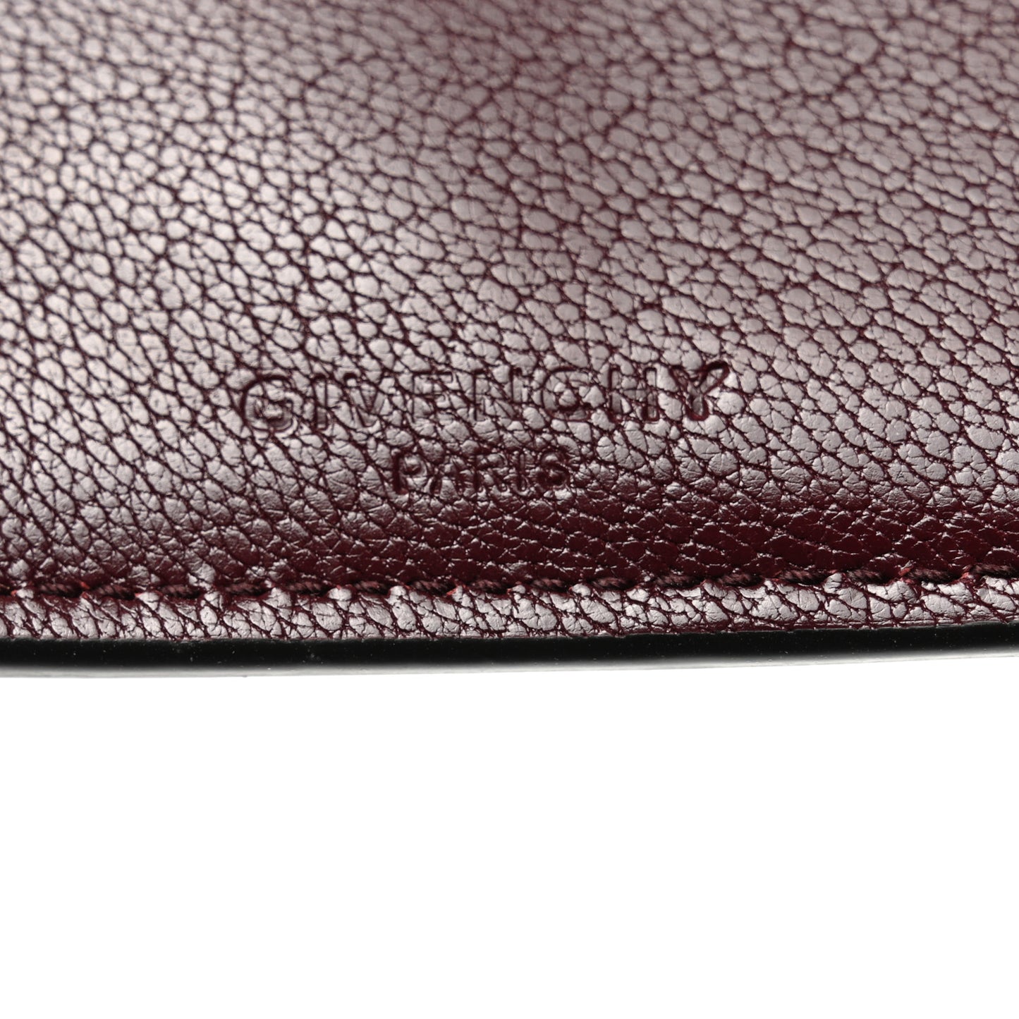 Goatskin Diamond Quilted GV3 Medium Wallet Aubergine
