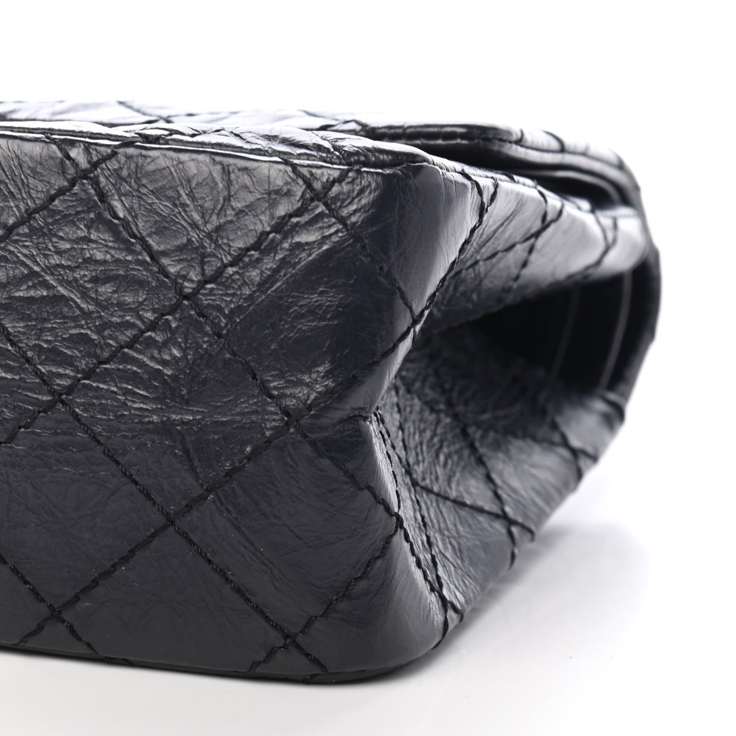 Chanel Aged Calfskin Quilted 2.55 Reissue 225 Flap Navy 8 of 9