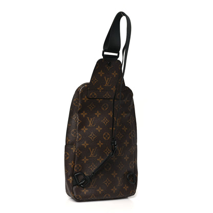 Louis Vuitton Monogram Macassar Avenue Sling Bag 3 of 9