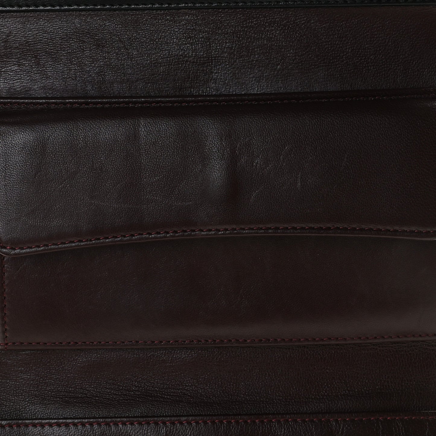Lambskin Quilted Large Gusset Flap Wallet Black