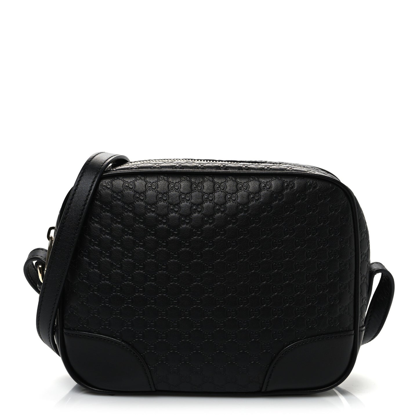 Microguccissima Mini Bree Messenger Bag Black