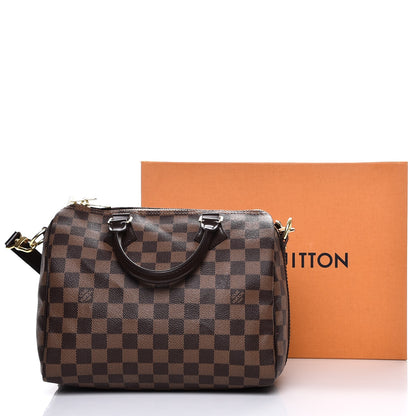 Louis Vuitton Damier Ebene Speedy Bandouliere 25 10 of 10