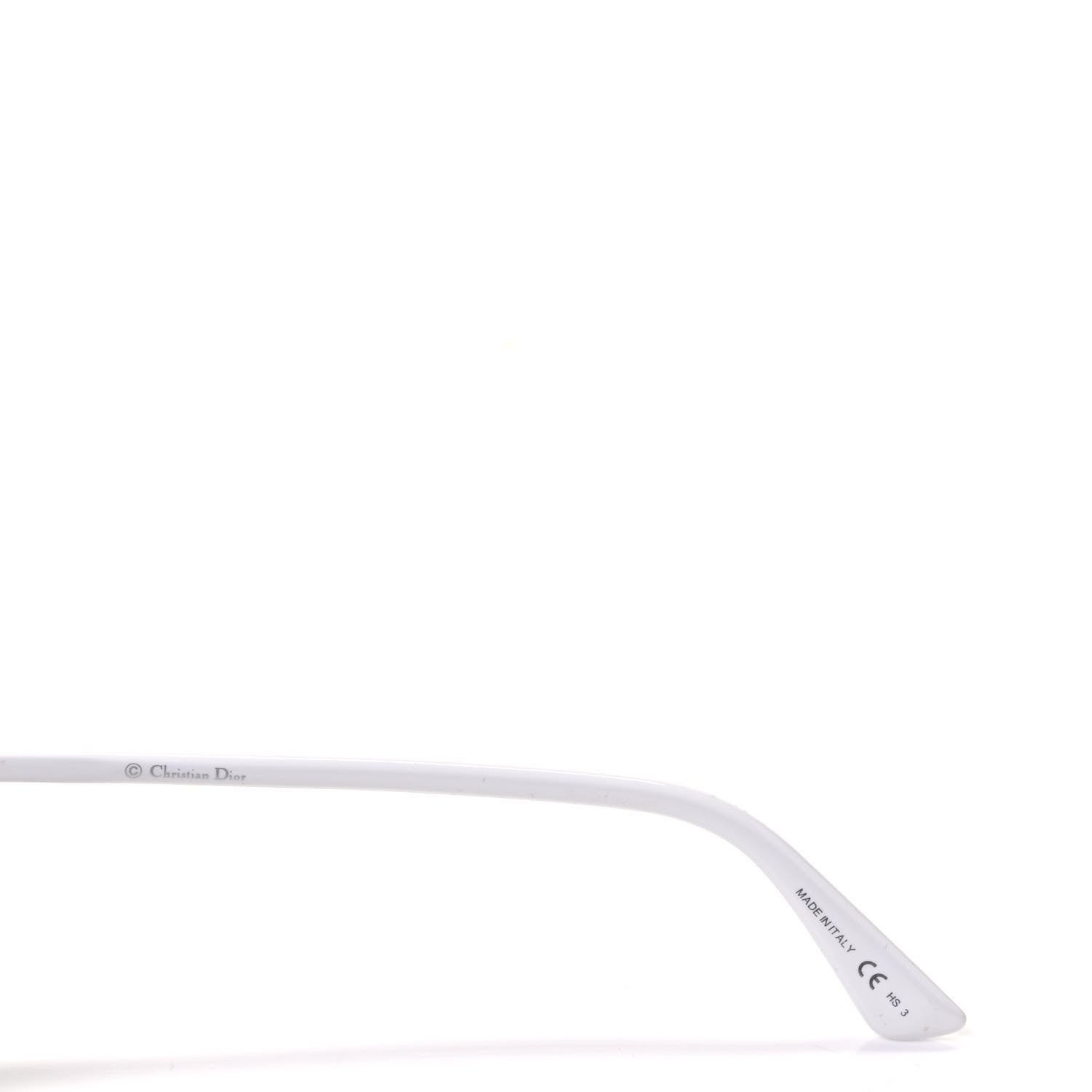 Christian Dior Studded So Real Sunglasses Silver White 6 of 7