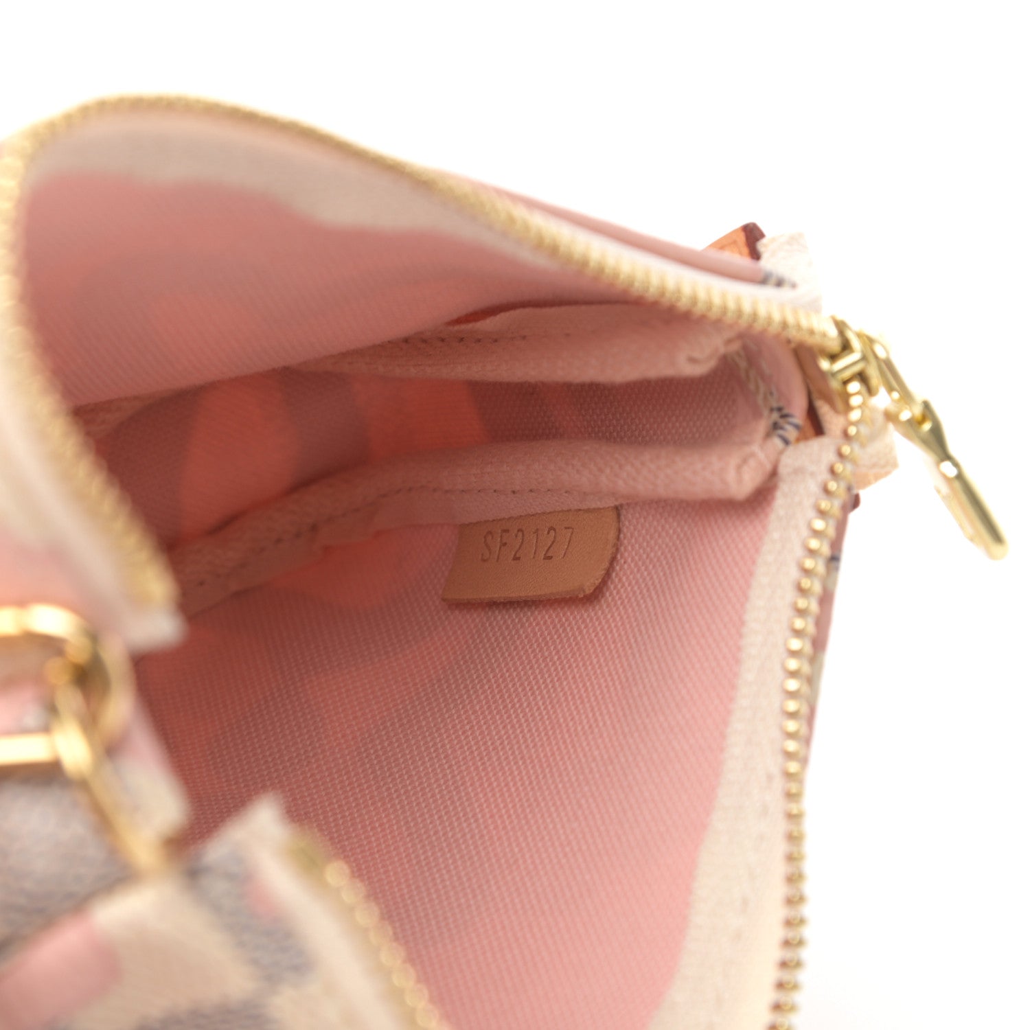 Louis Vuitton Damier Azur Tahitienne Mini Pochette Accessories 7 of 7