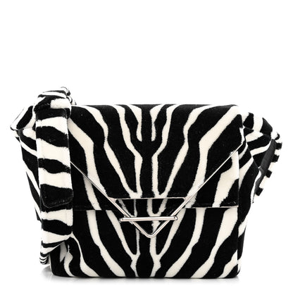 Bottega Veneta Tufted Zebra Clip Bag Black White 1 of 11