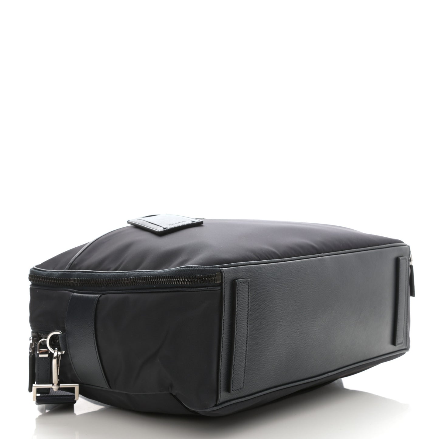 Tessuto Nylon Saffiano Briefcase Navy