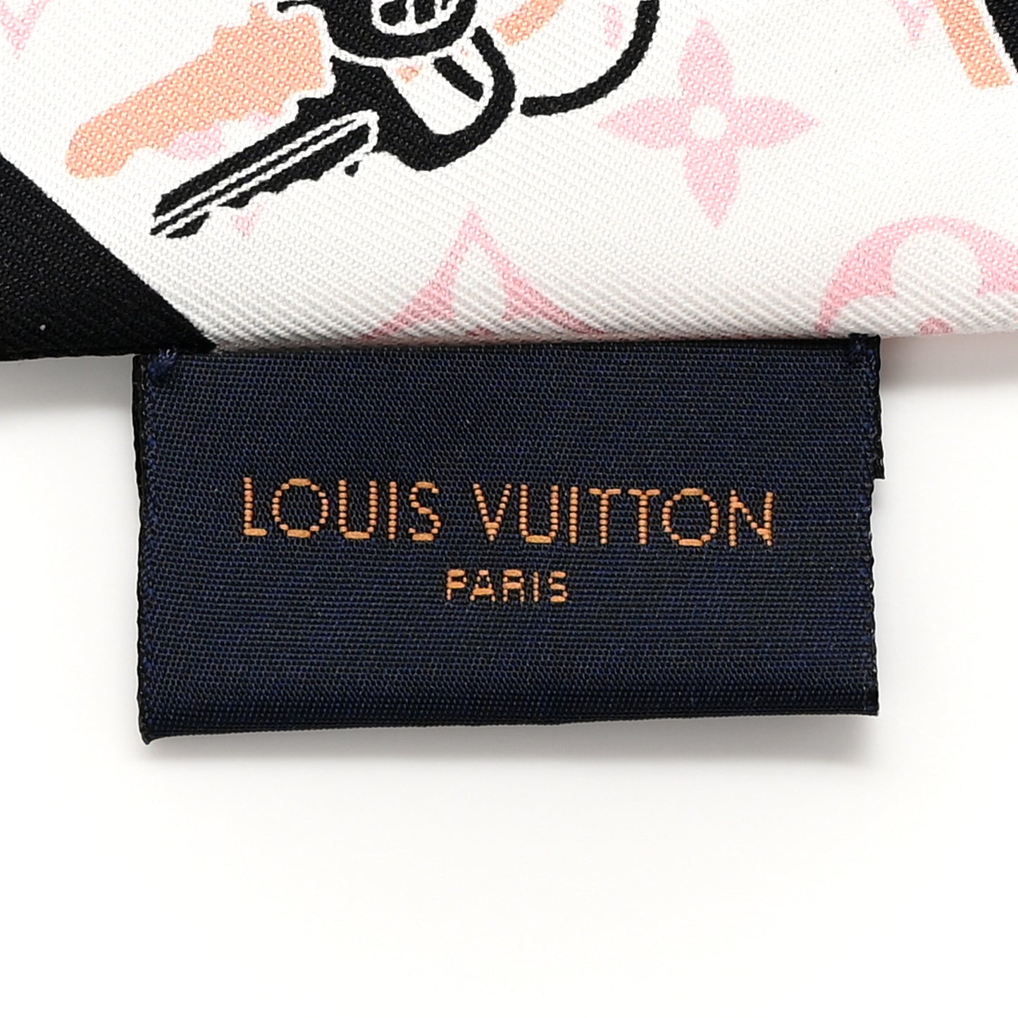 Silk Monogram Rising Confidential BB Bandeau Black Rose