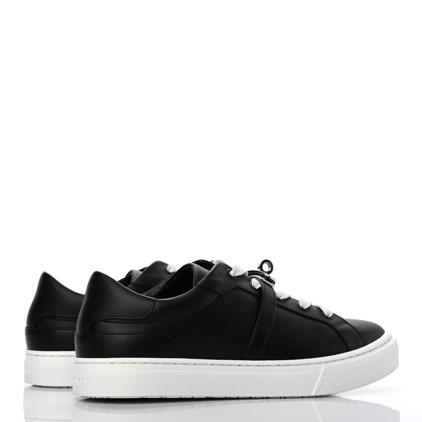 Calfskin Day Sneakers 37.5 Black
