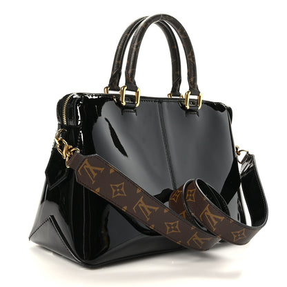 Louis Vuitton Patent Calfskin Miroir Tote Black 3 of 8
