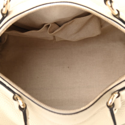 Gucci Pebbled Calfskin Medium Soho Boston Off White 4 of 10