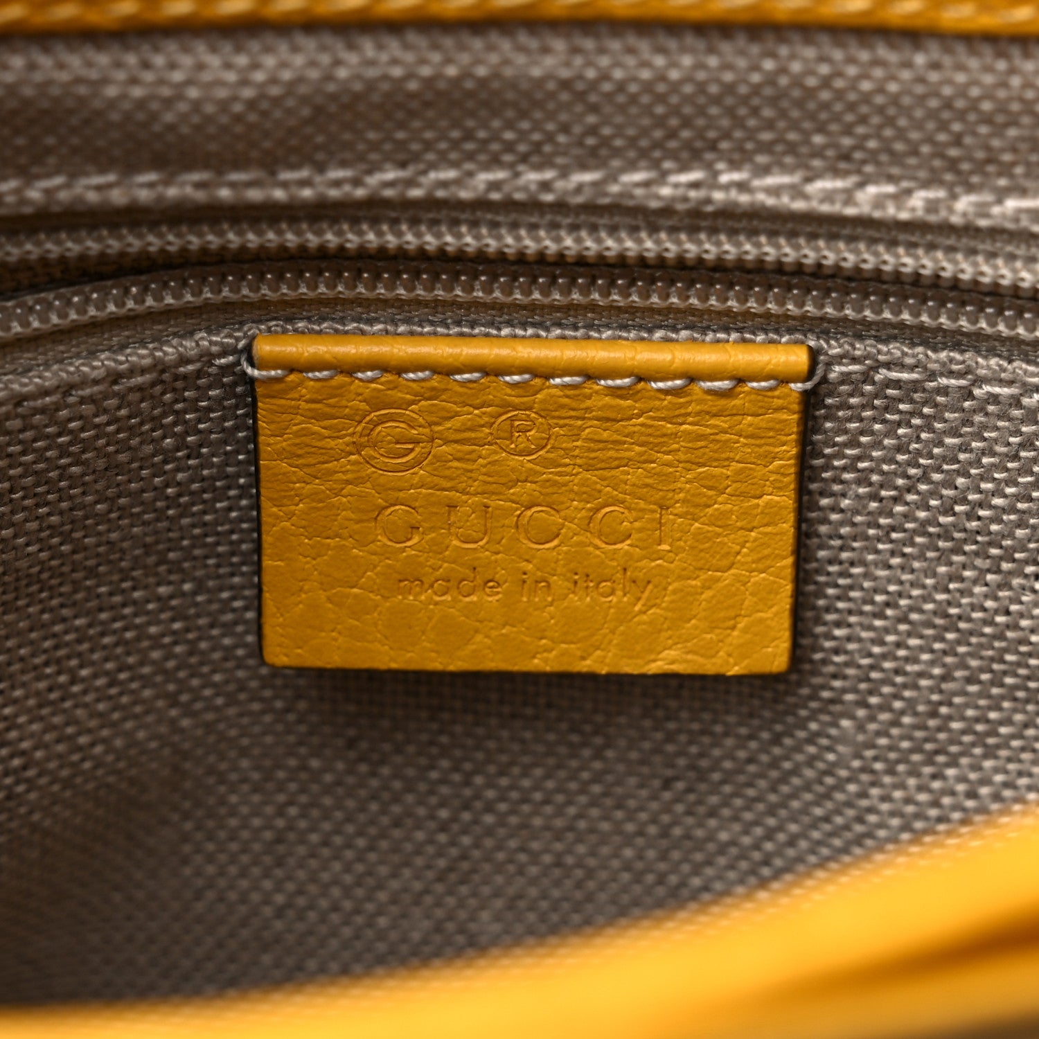 Gucci Dollar Calfskin Interlocking G Crossbody Bag New Buttercup 6 of 10