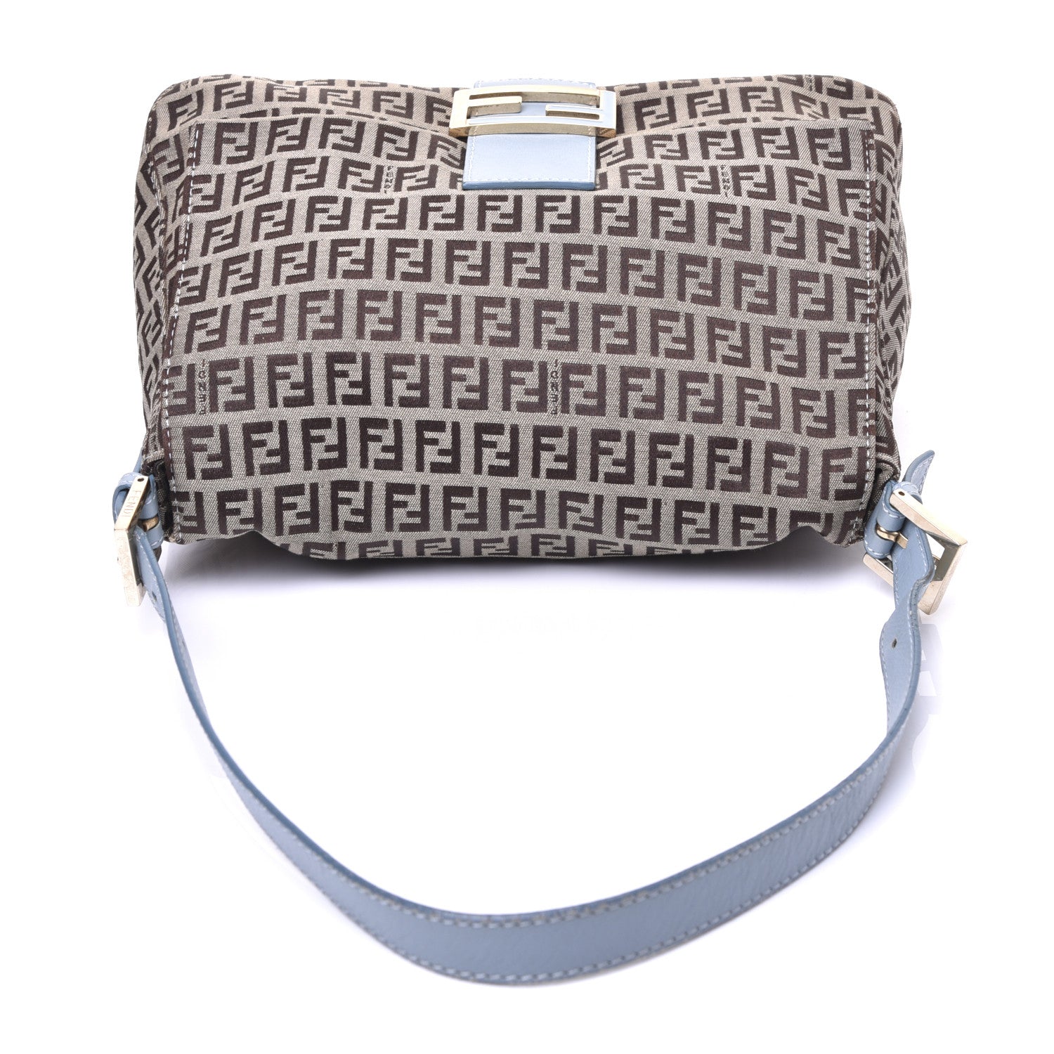 Fendi Zucchino Vitello Mama Baguette Mogano Panna Grigio Lunai 10 of 13