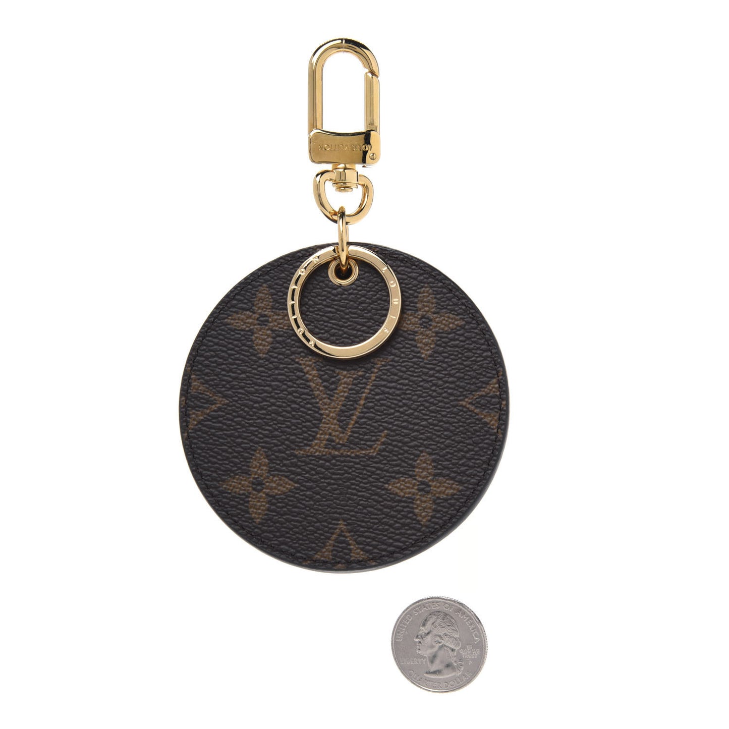 Monogram Reverse Key Holder Bag Charm