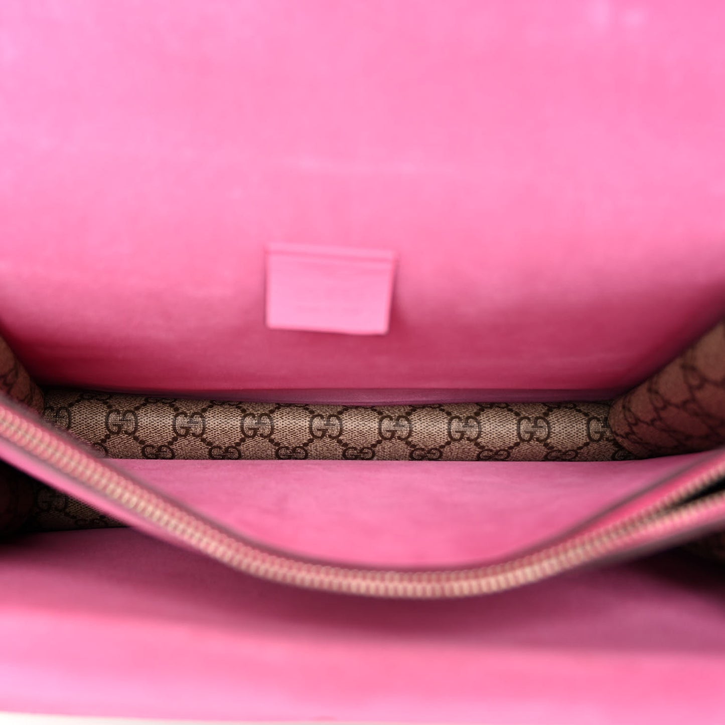 GG Supreme Monogram Suede Pierced Heart Embroidered Medium Dionysus Shoulder Bag Beige Ebony Pink Tropical Flower