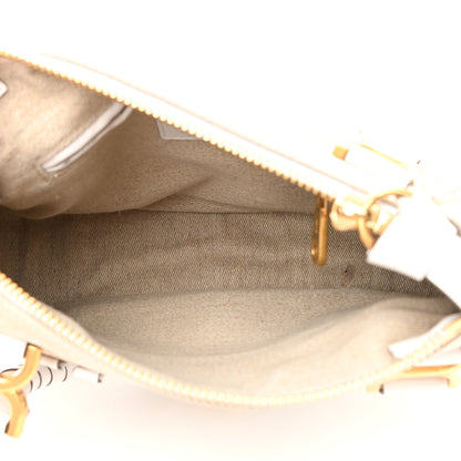 Chloe Canvas Calfskin Small Marcie Satchel White 5 of 19