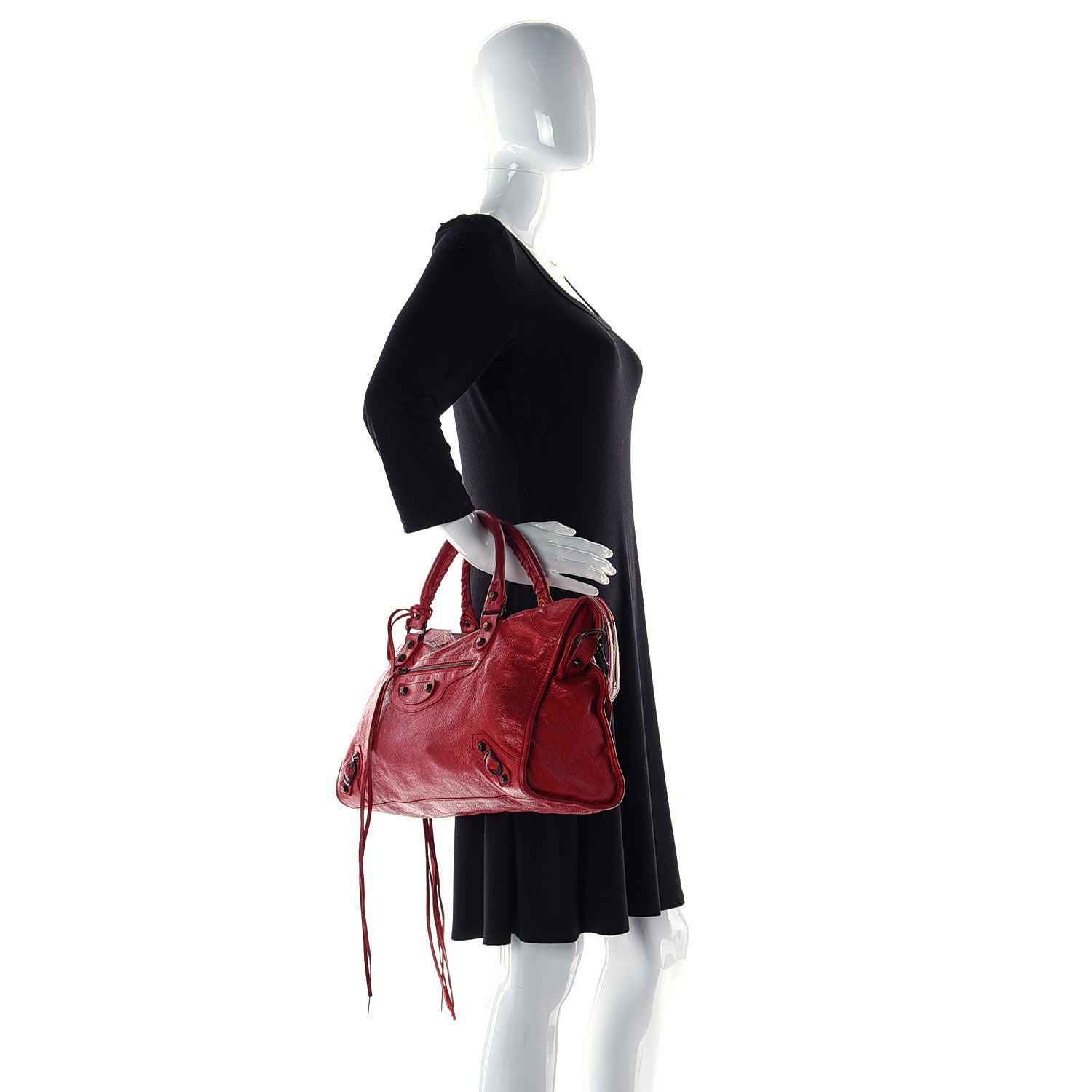 Balenciaga Agneau Classic Hardware City Rose Thulian 2 of 14