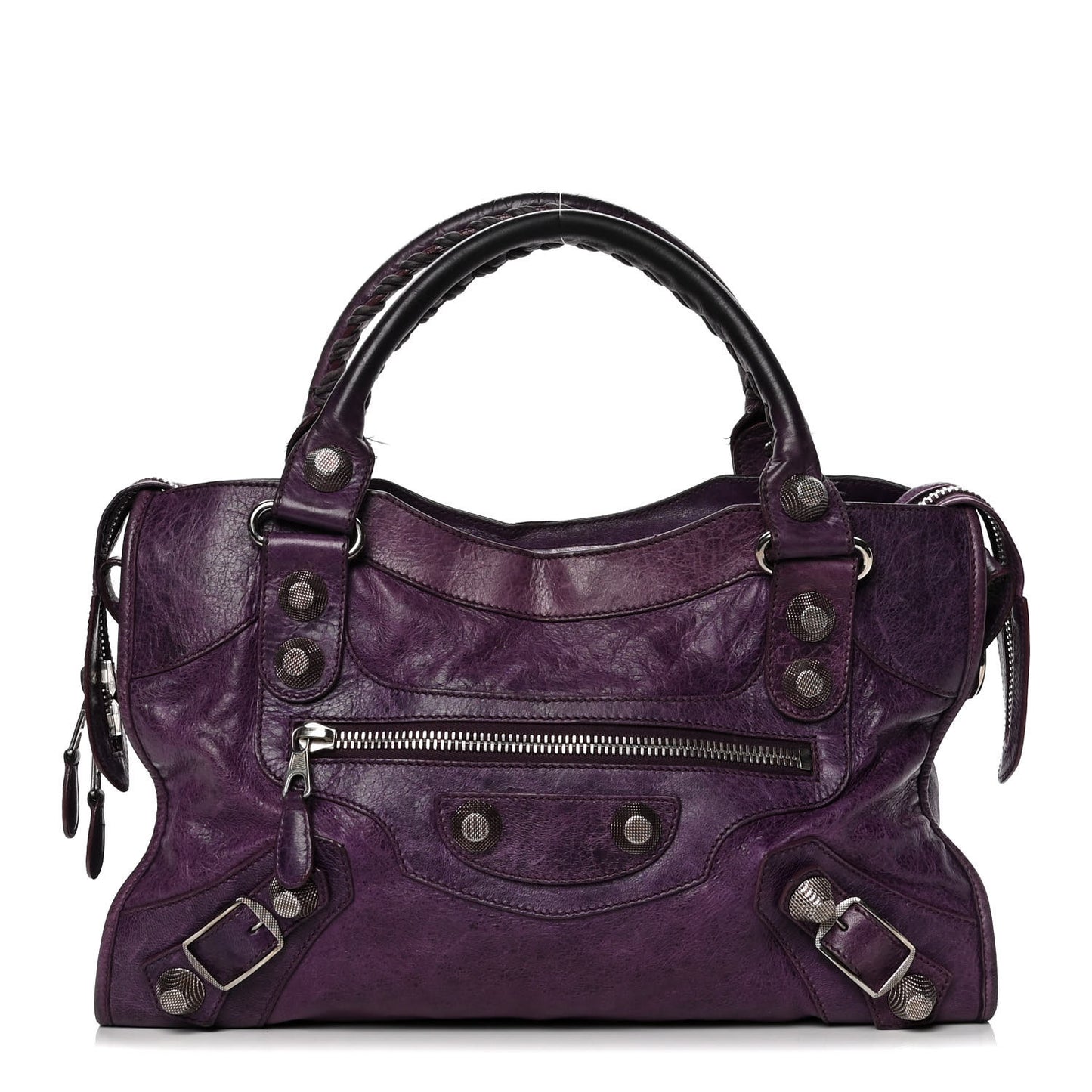 Agneau Giant 21 Silver Hardware City Raisin