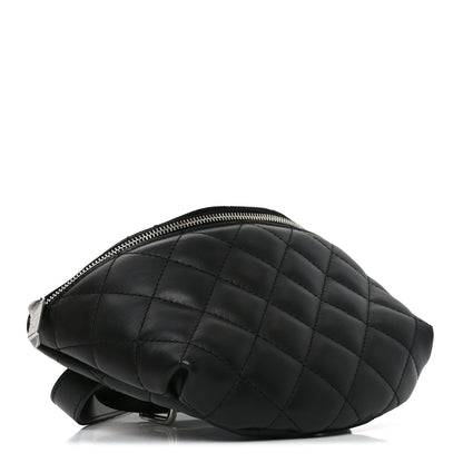 Chanel Calfskin Quilted Waist Belt Bag Black 4 of 11