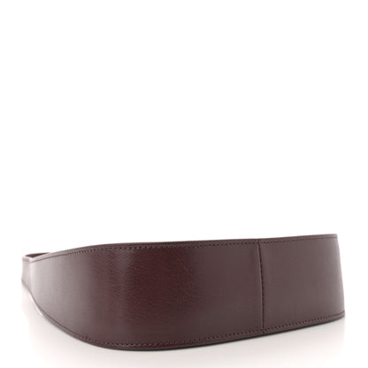 The Row Grained Calfskin Half Moon Shoulder Bag Raisin 4 of 11