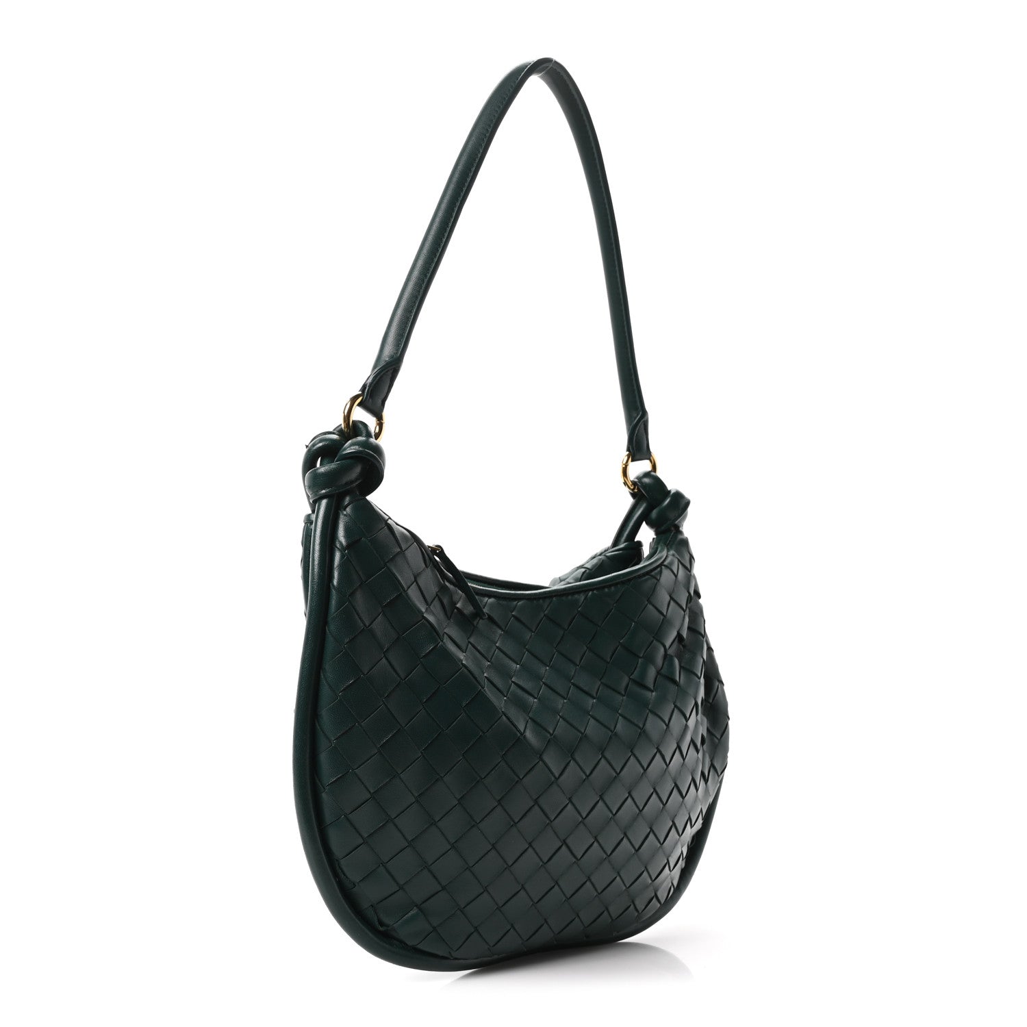 Bottega Veneta Nappa Intrecciato Medium Gemelli Emerald Green 3 of 10