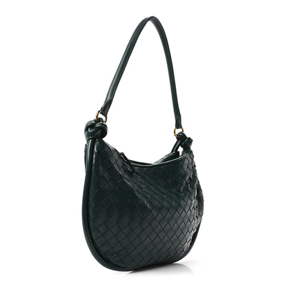Bottega Veneta Nappa Intrecciato Medium Gemelli Emerald Green 3 of 10