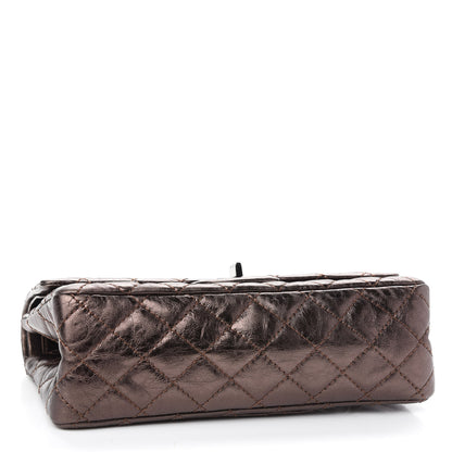 Chanel Metallic Aged Calfskin Quilted 2.55 Reissue 225 Flap Bronze 4 of 9