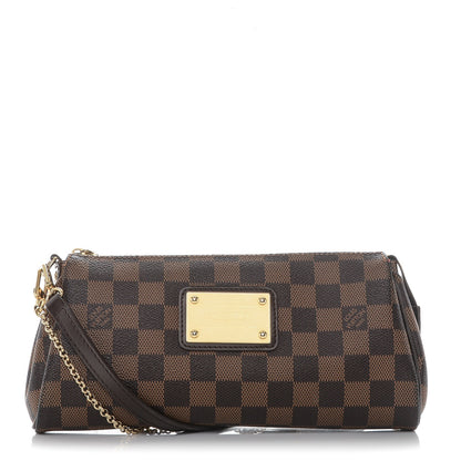 Louis Vuitton Damier Ebene Eva Clutch 1 of 6