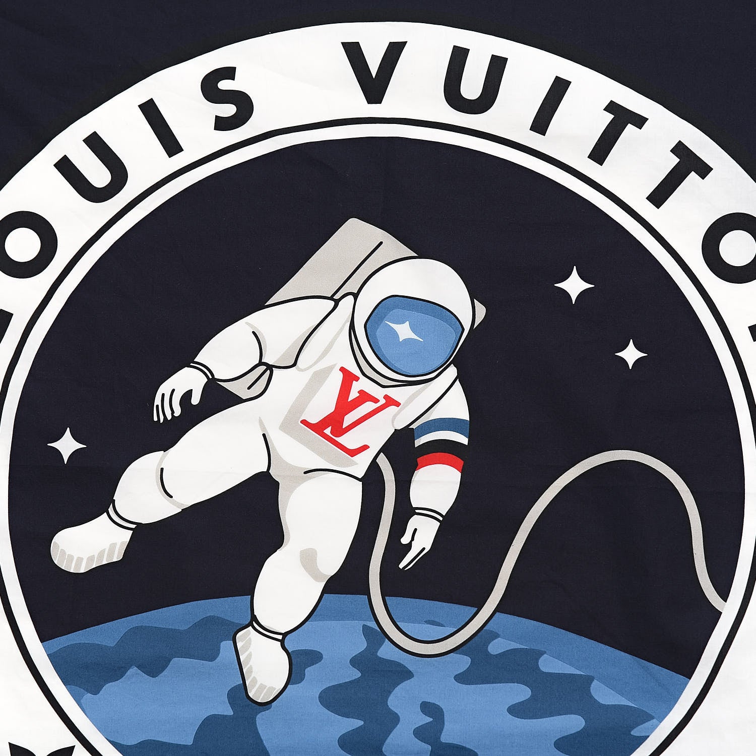 Louis Vuitton Cotton Satellite Bandana Scarf 3 of 5