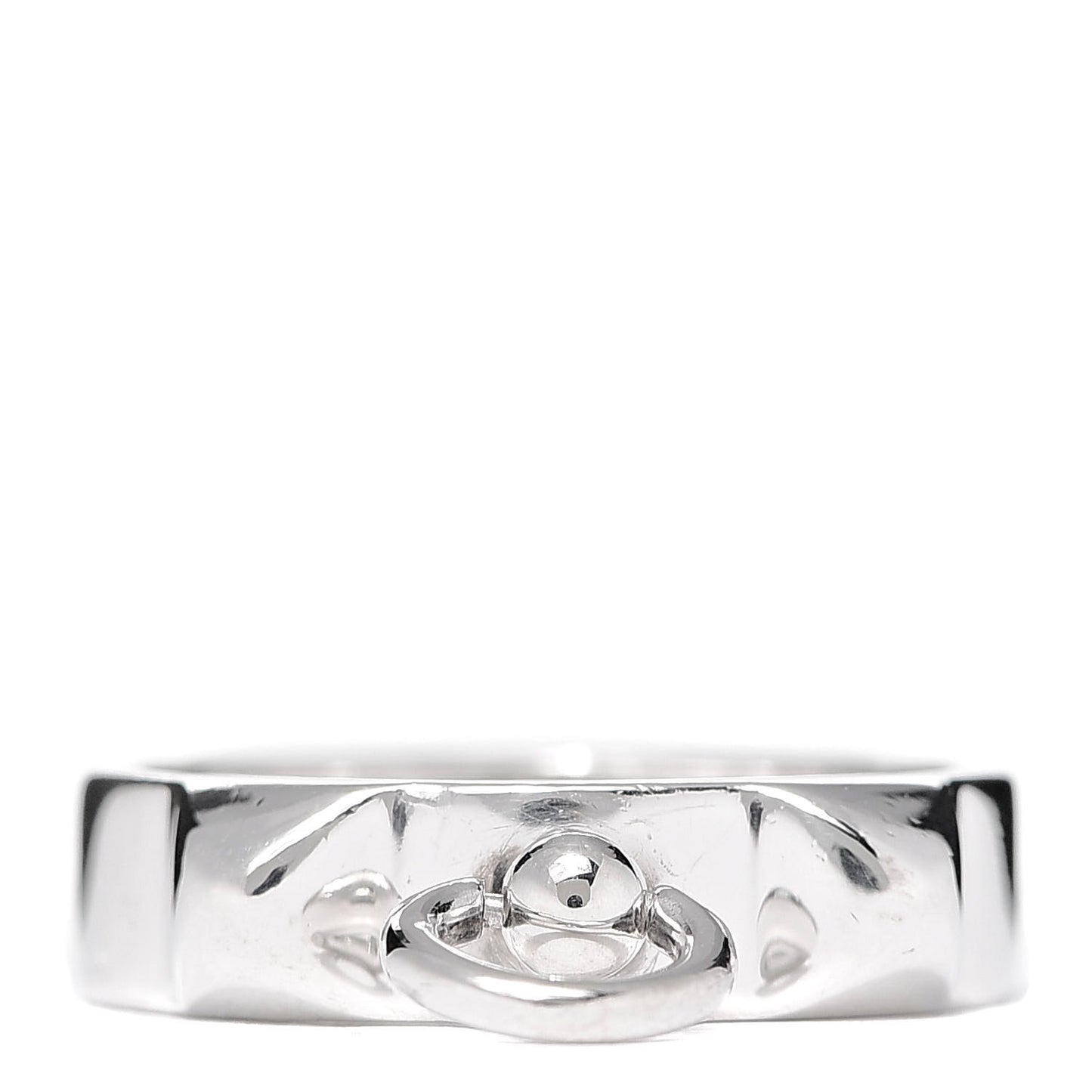 Sterling Silver PM Collier De Chien Ring 53 6.25