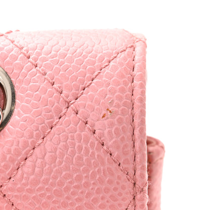 Chanel Caviar Quilted Medium Double Flap Pink 12 of 13