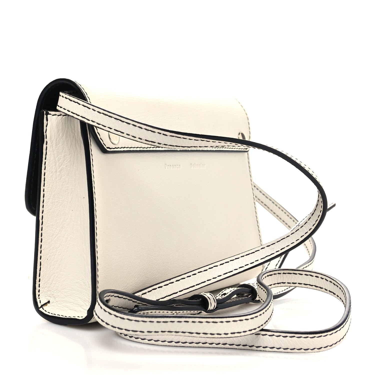 Proenza Schouler Calfskin PS11 Wallet With Strap White 3 of 12