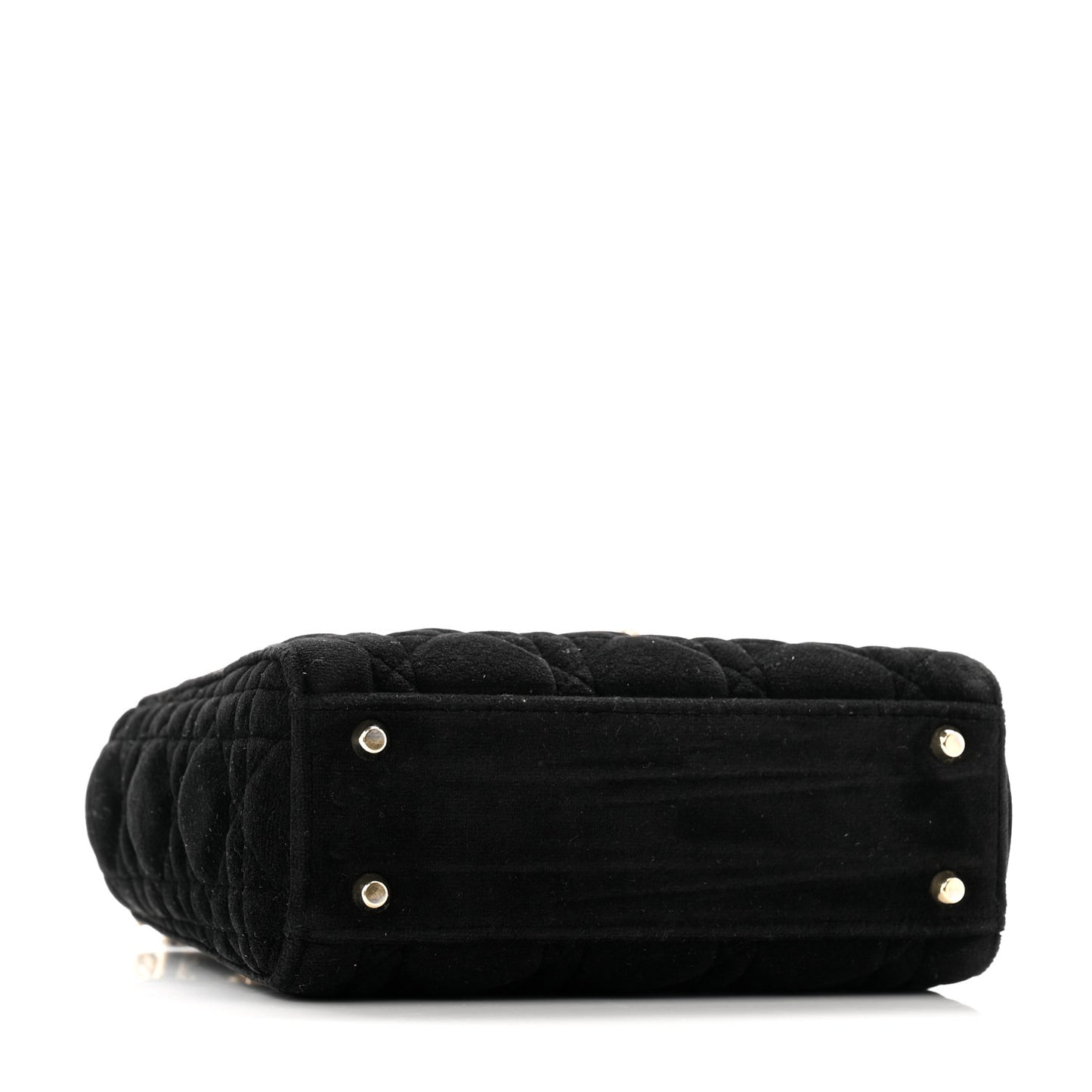 Velvet Mini Lady Dior Black