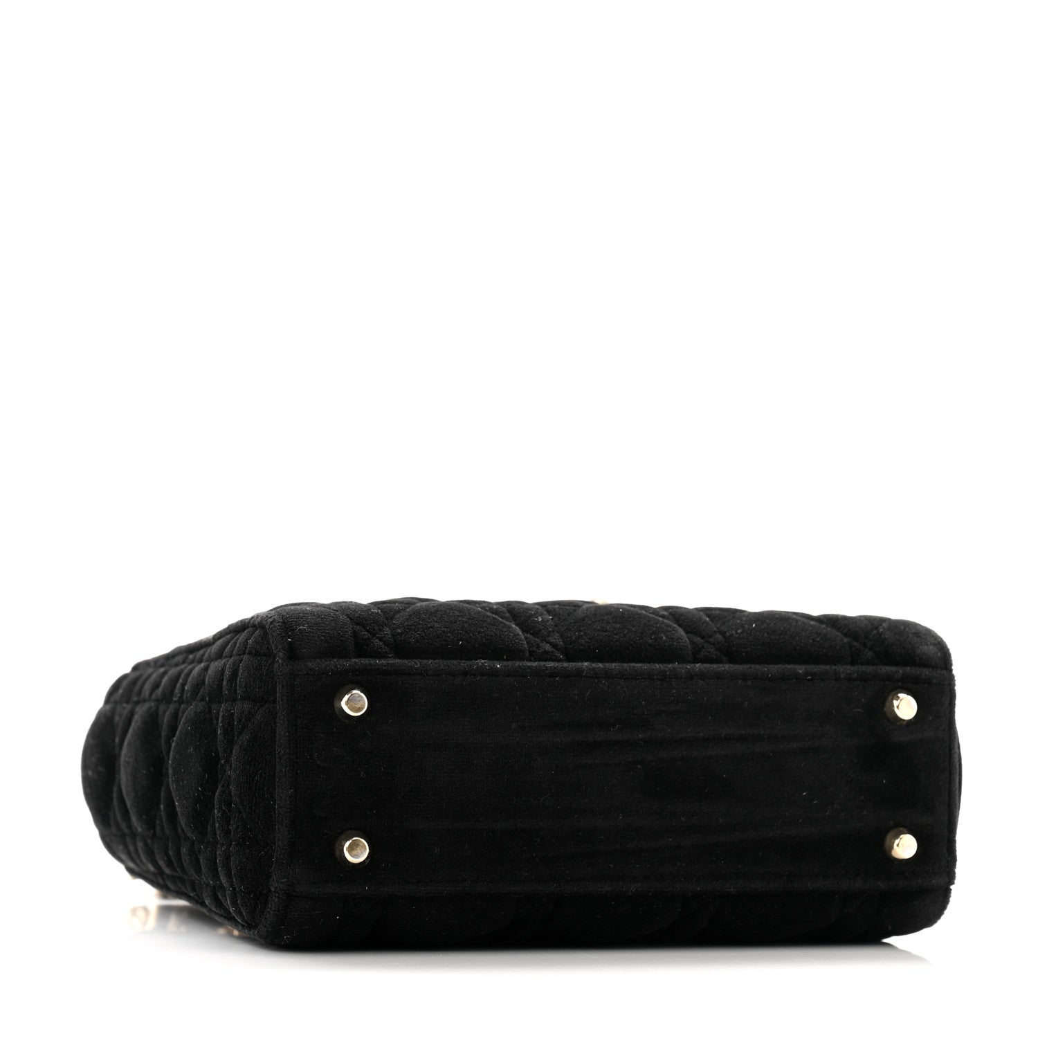 Christian Dior Velvet Mini Lady Dior Black 4 of 12