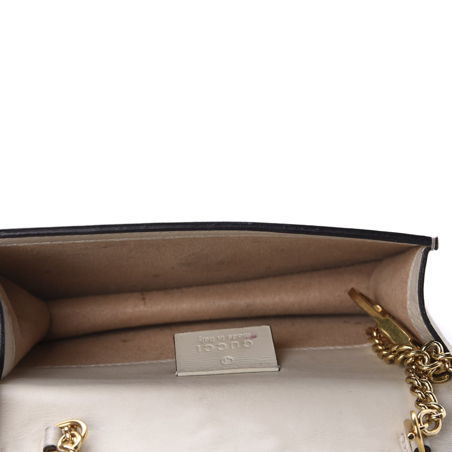 Calfskin Super Mini Sylvie Chain Shoulder Bag White