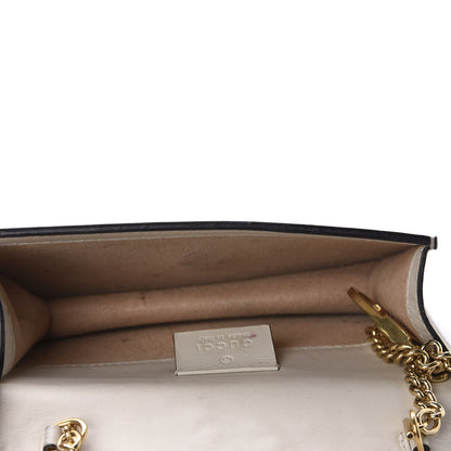 Gucci Calfskin Super Mini Sylvie Chain Shoulder Bag White 5 of 12
