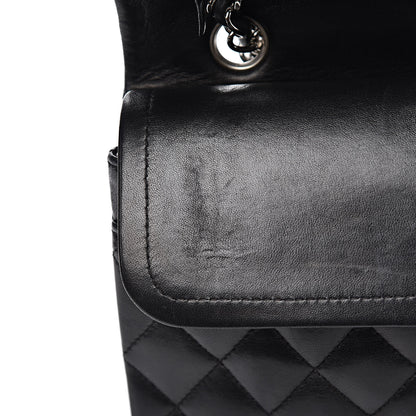 Chanel Lambskin Quilted Medium Double Flap Black 8 of 14