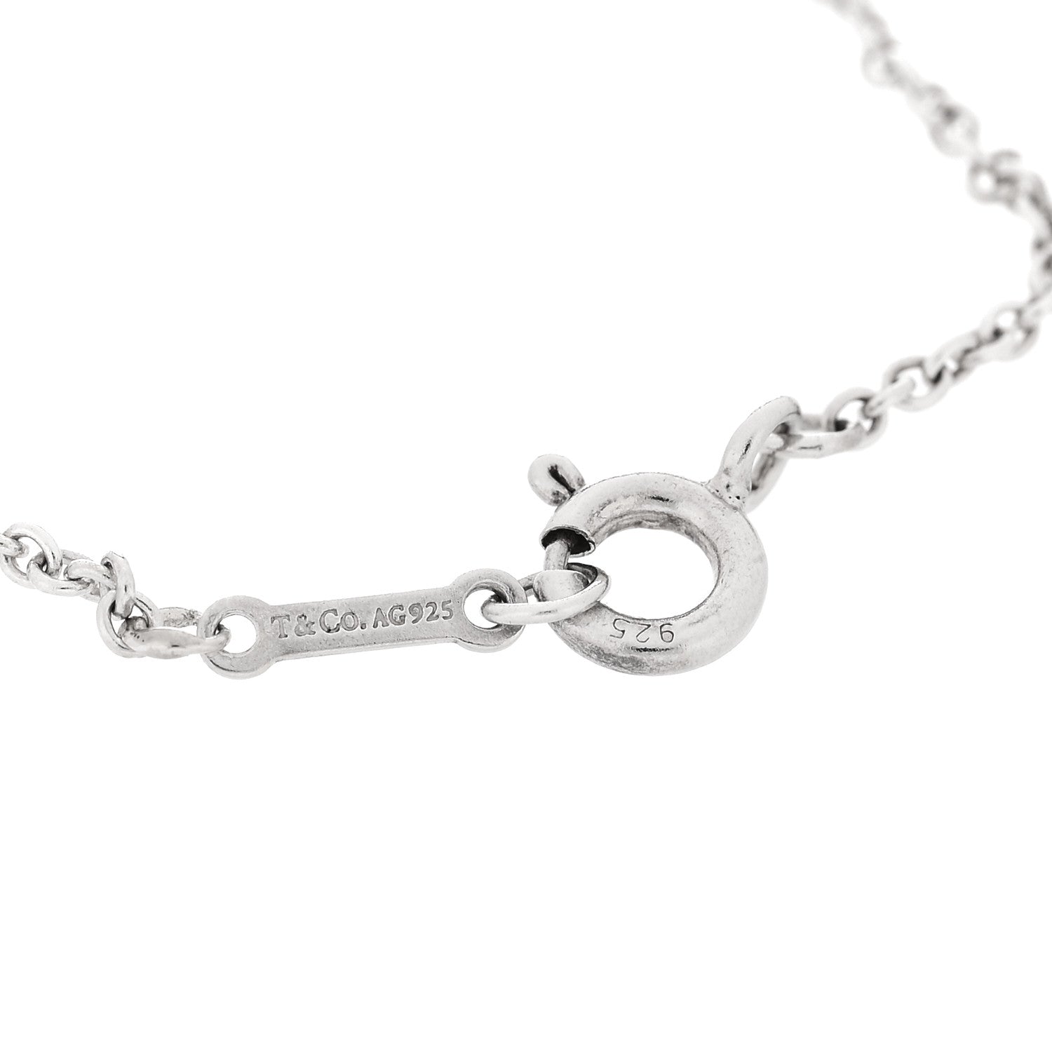 Tiffany Sterling Silver Paloma Picasso Graffiti Love Bracelet 3 of 4