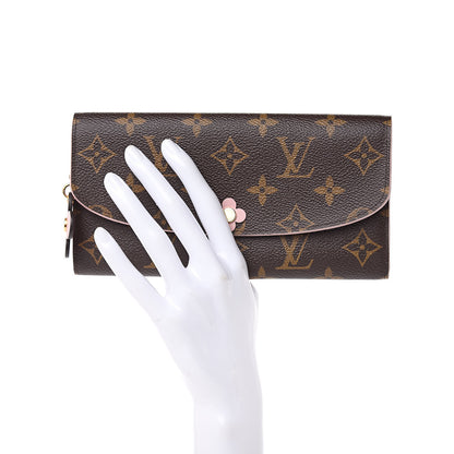Louis Vuitton Monogram Bloom Flower Emilie Wallet 2 of 8