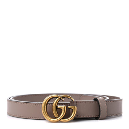 Gucci Calfskin Double G 20mm Belt 85 34 Porcelain Rose 1 of 5
