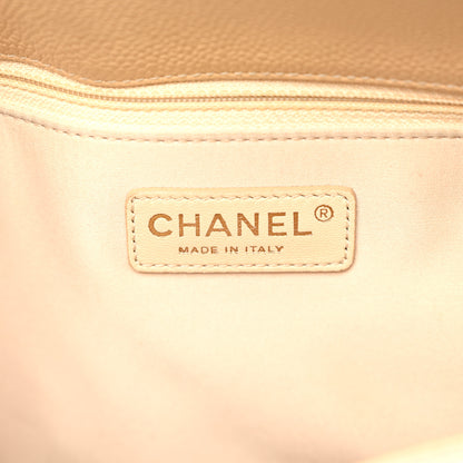 Chanel Caviar Quilted Grand Shopping Tote GST Beige 6 of 13