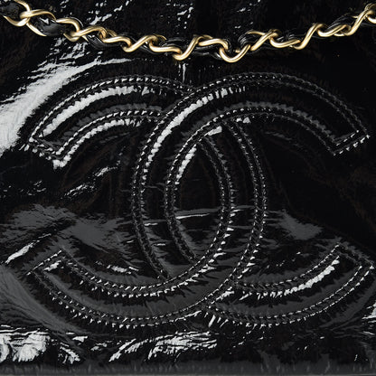 Chanel Vinyl Medium Rock and Chain Flap Black 9 of 15