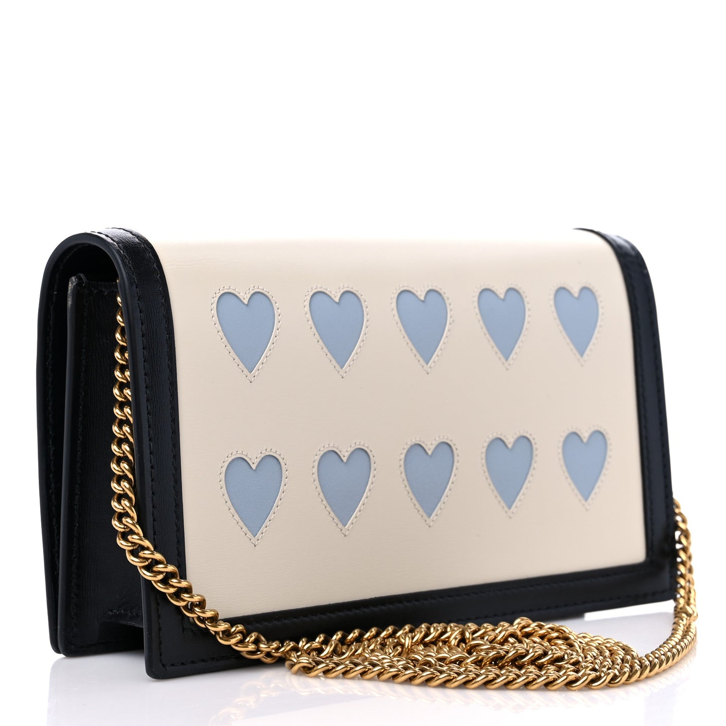 Calfskin Lovelight Mini Diana Chain Bag Mystic White Paradise Cloude