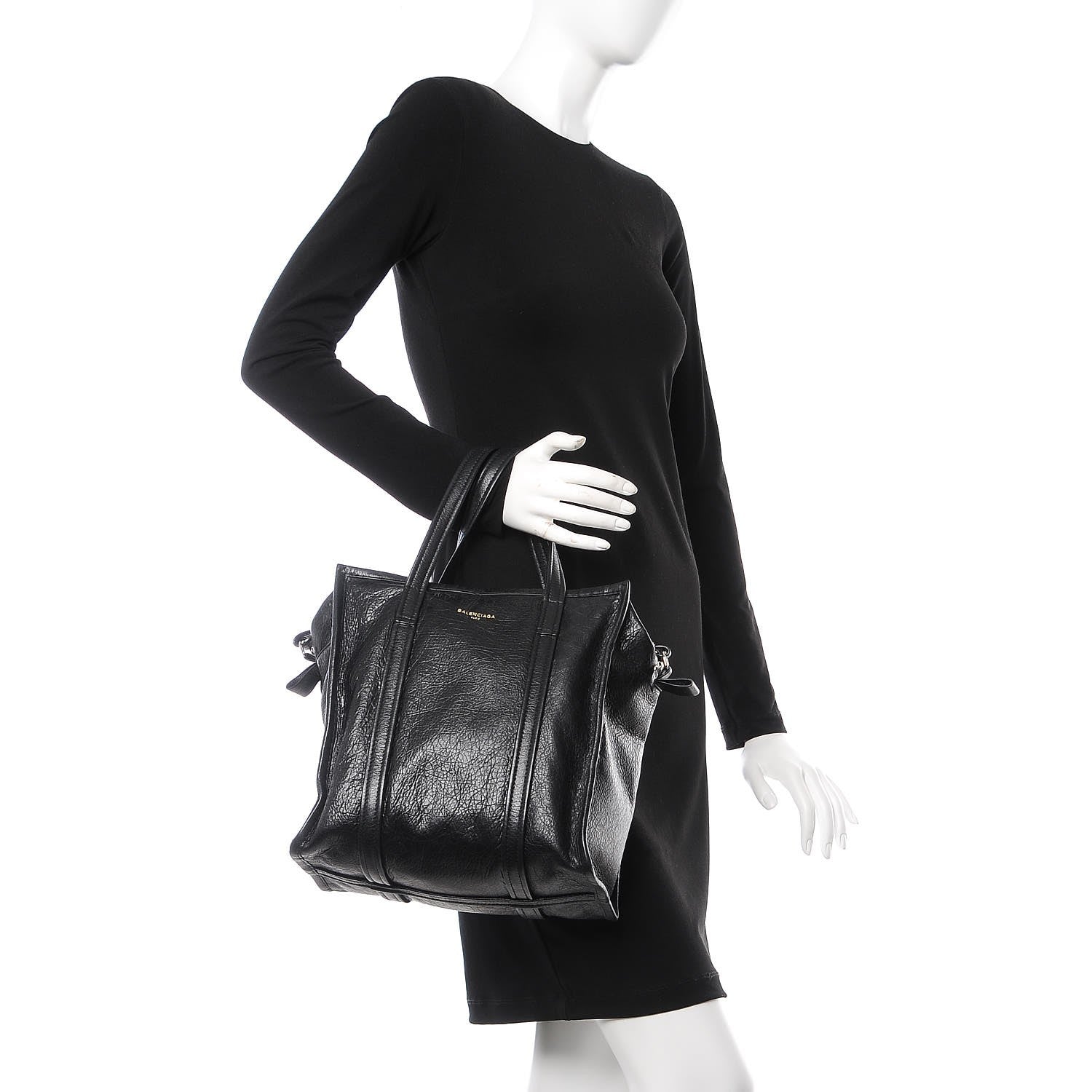 Balenciaga Agneau Small Bazar Shopper Tote Black 3 of 8