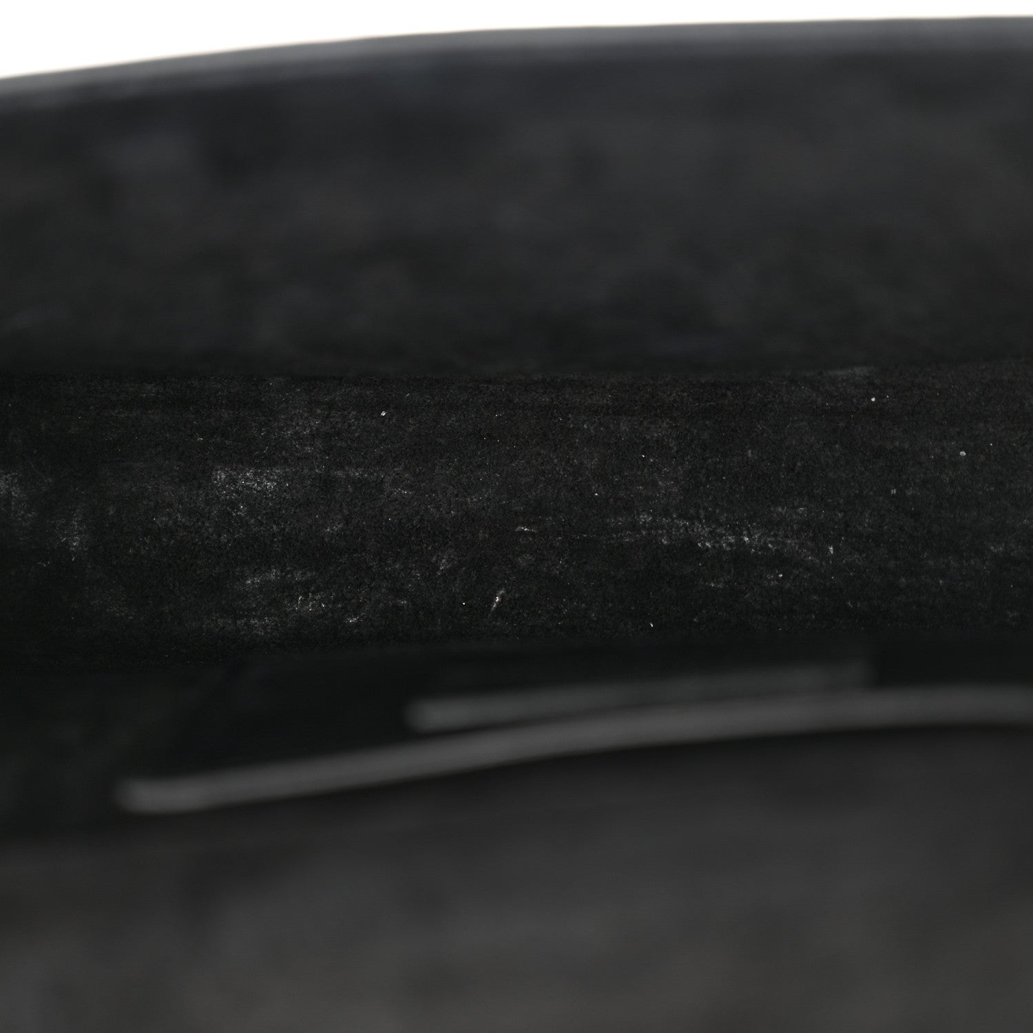 Saint Laurent Calfskin Crocodile Embossed Medium Classic Monogram Kate Tassel Satchel Black 11 of 13